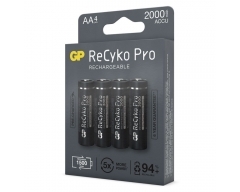 AA Akku GP NiMH 2000 mAh ReCyko Pro 1,2V 4 Stück