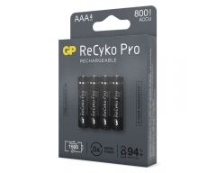 AAA Akku GP NiMH 800 mAh ReCyko Pro 1,2V 4 Stück