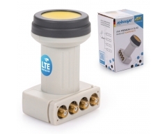 ANK PREMIUM UV LNB QUAD LNC SUNPROTECT+, inkl. Wetterschutzkappe, inkl. 8x vergoldete F-Stecker