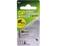 GP 11A, Hochvoltbatterie GP11A, MN11, 1er Blister 11A, 6,0V/38mAh