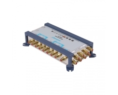 PMSE 98-V2, 9 Eingänge / 8 Ausgänge, für 2x Quattro-LNC (2 Satelliten)Vergoldete F-AnschlüsseTerrest