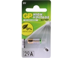 29A GP Alkaline Rundzellenbatterie Hochspannung 9V 1 Stück