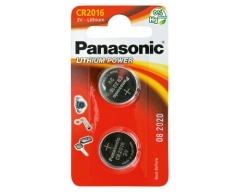 PANASONIC CR2016, Lithium Knopfzelle BL2