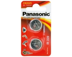 PANASONIC CR2025, Lithium Knopfzelle BL2