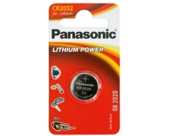 PANASONIC CR2032, Lithium Knopfzelle BL1