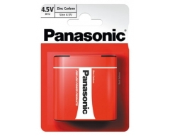 Flachbatterie 4,5 Volt, Panasonic, Zink-Kohle, Special Power, 3R12