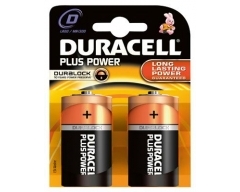 DURACELL Plus MN1300 LR20, Mono-Batterie, D, Blister (2)