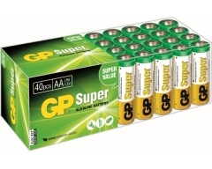 AA Batterie GP Alkaline Super 1,5V 40 Stück