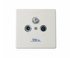 btv 1165 DATA-IM , 11 dB Multimedia-Breitbanddurchgangsdose 1 GHz mit separatem DATA-Anschluss