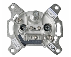 btv 1165 DATA-IM , 11 dB Multimedia-Breitbanddurchgangsdose 1 GHz mit separatem DATA-Anschluss