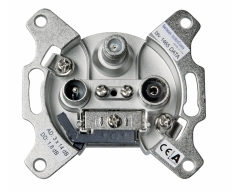 btv 1465 DATA , 14 dB Multimedia-Breitbanddurchgangsdose 1 GHz mit separatem DATA-Anschluss