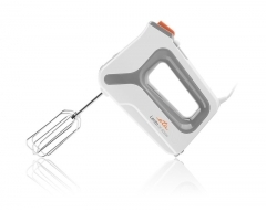 LENTO Basic (Handmixer) Weiß/Grau, Leistungsaufnahme 500 W , DC Motor , 4 Geschwindigkeiten , ZUBEHÖR: