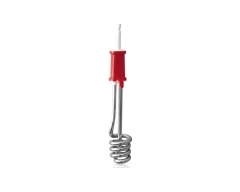 Reisetauchsieder Rot, Leistungsaufnahme 220V/300 W , Spiraldurchmesser 7 cm