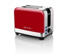 STORIO (Toaster) Rot, Leistungsaufnahme: 980 W , Einstellbare Toastzeit (7 Stufen) , 2 Schlitze für 2 S