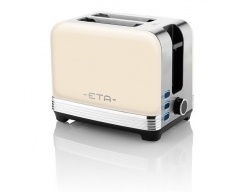 STORIO (Toaster) Beige, Leistungsaufnahme: 980 W , Einstellbare Toastzeit (7 Stufen) , 2 Schlitze für 2