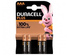 DURACELL Plus MN2400 AAA, LR03, Micro, Blister (4)