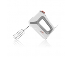 LENTO Set (Handmixer mit Mixstab) Weiß/Grau, Leistungsaufnahme 550 W , DC Motor , 4 Geschwindigkeiten ,