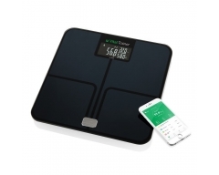 VITAL TRAINER (Personenwaage) Schwarz, Tragkraft bis 180 kg , Messgenauigkeit 100 g , Einheiten kg / lb