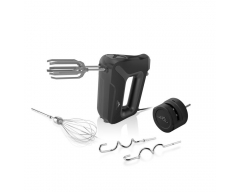 LENTO Black Edition (Handmixer) Schwarz, Leistungsaufnahme 550 W , DC Motor , 4 Geschwindigkeiten , 4