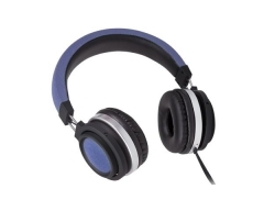 M2, FUNKY blau, On-Ear-Kopfhörer mit Mikrofon und Lautstärkeregler