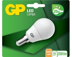 GP LED Lampe, E14, 3,6W, nicht dimmbar, 078005
