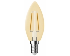 LED Lampe GP 080565 E14 B35 Kerze Filament Gold 1,2W 1 Stück