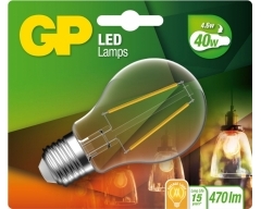 LED Lampe GP 078203 E27 A60 Classic Filament 4,6W 1 Stück