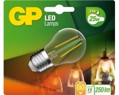 LED Lampe GP 078111 E27 A45 Tropfenlampe Filament 2,5W 1 Stück
