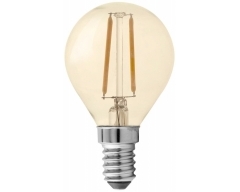 LED Lampe GP 080589 E14 A45 Tropfenlampe Filament Gold 1,2W 1 Stück