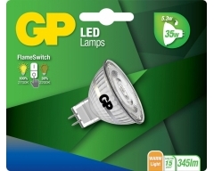 LED Lampe GP 087441 GU5,3 Reflektor FlameSwitch 5,3W 1 Stück