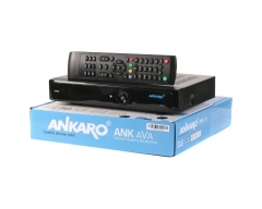 ANKARO ANK aVa, UHD-Sat-Receiver mit PVR, 4K, DVB-S2X, H.265, 2160p, IPTV