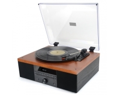 AKAI ATT-14BT, Plattenspieler mit Bluetooth, CD-Player und FM-Radio