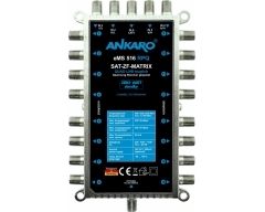 ANKARO eMS 516 RPQ, Multischalter 5/16, Alu-Druckguss, Quad/Quattro geeignet, ohne Netzteil