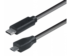 C517-0,5IL, 0,5m Verbindungskabel USB Typ C Stecker - USB 2.0 Micro B Stecker, 0,5 m