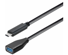 C519-0,2L, 0,2m Verbindungskabel, USB Tyc C Stecker auf USB 3.1 Typ A Kupplung