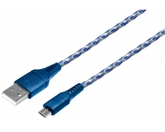 C526-1BL blau, 1,0 m, Micro-USB, Verbindungskabel, USB A Stecker auf Micro USB B Stecker