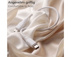 C528-0,5WL, 0,5 m, USB C Kabel 60 W mit Soft-Touch Silikonmantel