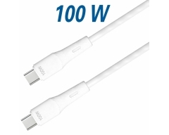 C529-0,5WL, 0,5 m, USB C Kabel 100 W mit E-Marker Chip und Soft-Touch Silikonmantel