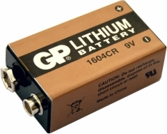 9V Batterie GP Lithium 1,5V 1 Stück