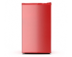 CHIQ CSR94D4ER, Tischkühlschrank rot, 94 Liter