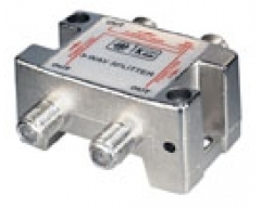 FVS3DPL, 3-fach Verteiler 5-2400 MHz, Schirmung 120 dB, DC-Durchgang an allen Anschlüssen,