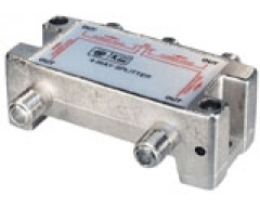 FVS4DPL, 4-fach Verteiler 5-2400 MHz, Schirmung 120 dB, DC-Durchgang an allen Anschlüssen,