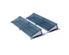 SET-Flachdach-Aufständerung - für 2 x 2 PV-Module 10°/15°/20° (hintereinander)