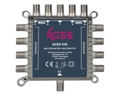 GSS SDZW 508, Multischalter 5/8, Alu-Druckguss, 109x109x20mm