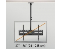 HD10L, 37" - 86" (94 - 218 cm), belastbar bis 50 kg, für Flach- und Schrägdecke geeignet
