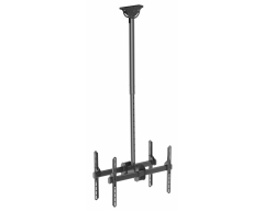 HD2-2L, für 2 Bildschirme 37" - 70" (94 - 178 cm), Belastung bis zu 2x 45 kg, für 2 LCD TVs, bis 1560 mm Deckenabstand