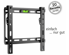 HEG1L, TV Wandhalterung, 13" - 43" (33 - 109 cm), Belastung bis 45 kg, Wandabstand 22mm, offenes Design