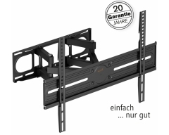 HEG7L, TV Wandhalterung schwenkbar, 37" - 80" (94 - 203 cm), Belastung bis 40 kg, neigen, schwenken, variabler Wandabstand