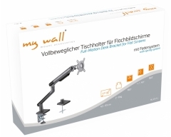 HL23-1L, vollbeweglicher Tischhalter mit Federsystem für Flachbildschirme