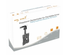 HL45-2L, 19" - 43" (48-109 cm), klappbarer Deckenhalter für Flachbildschirme, trägt bis zu 20 kg